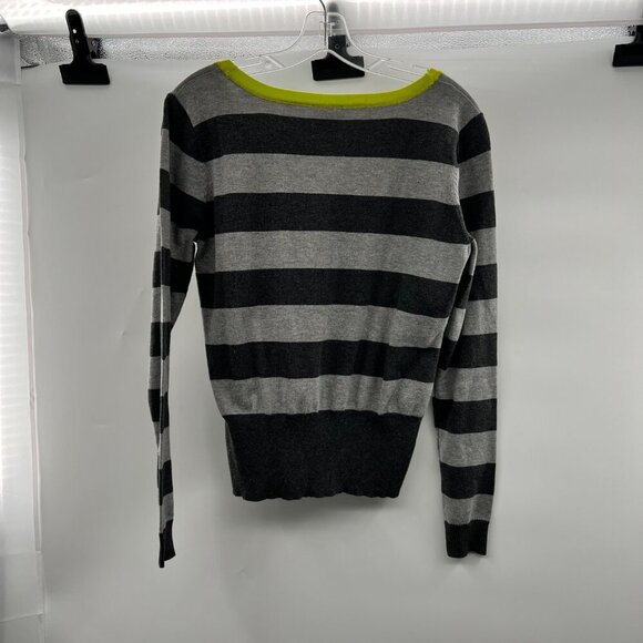 Rue21 Striped Cardigan Button Up V-Neck Multicolor Size XL Lightweight New - Picture 7 of 8